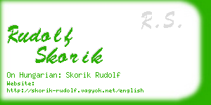 rudolf skorik business card